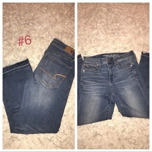 AMERICAN EAGLE SUPER STRETCH JEANS